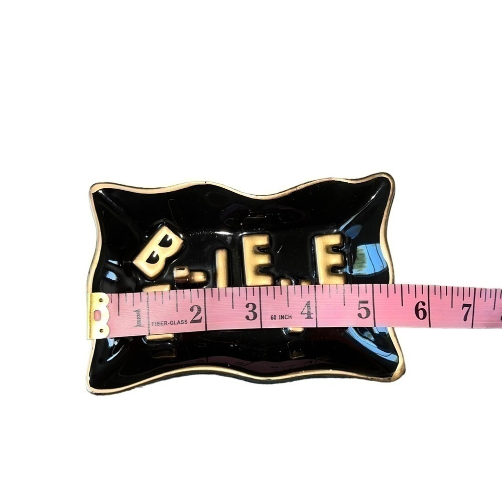 Believe Black & Gold Ring Jewelry Tray - Picture 4 of 5